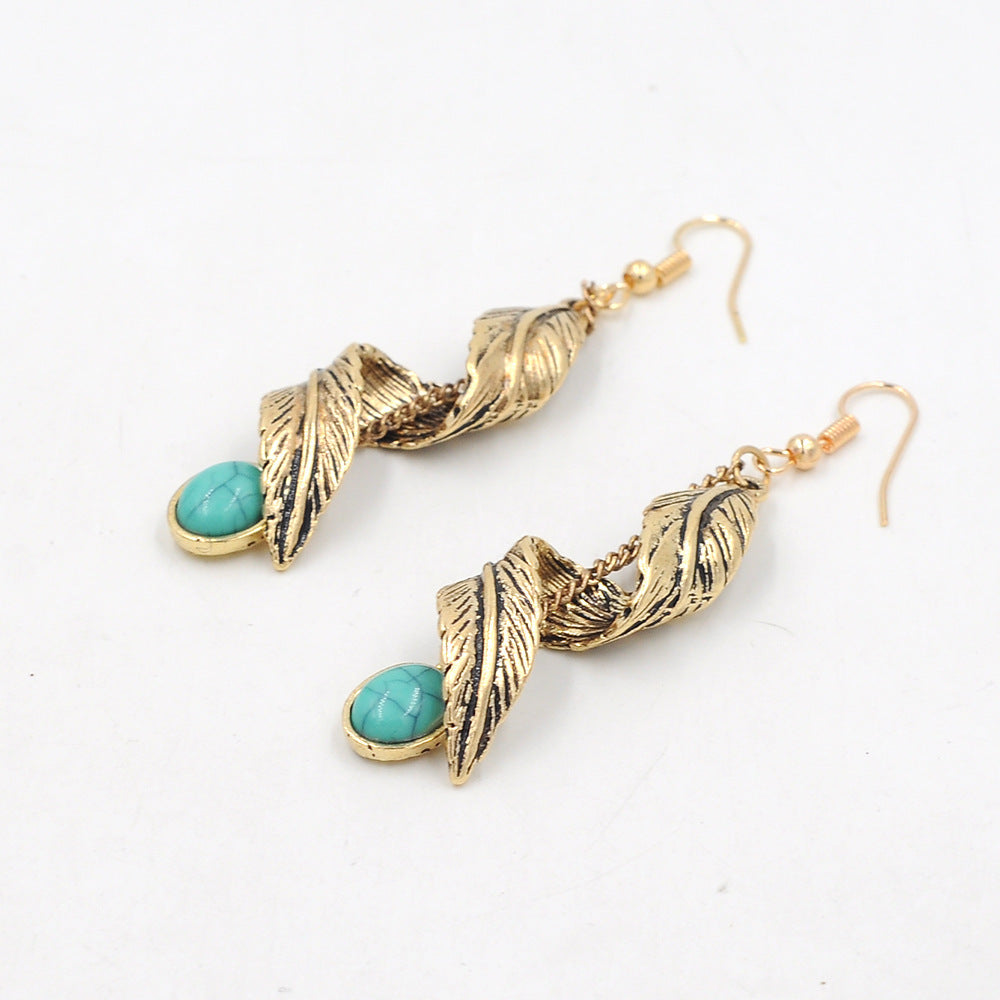 Embrace Bohemian Elegance: Vintage Turquoise Tassel Earrings for Every Occasion