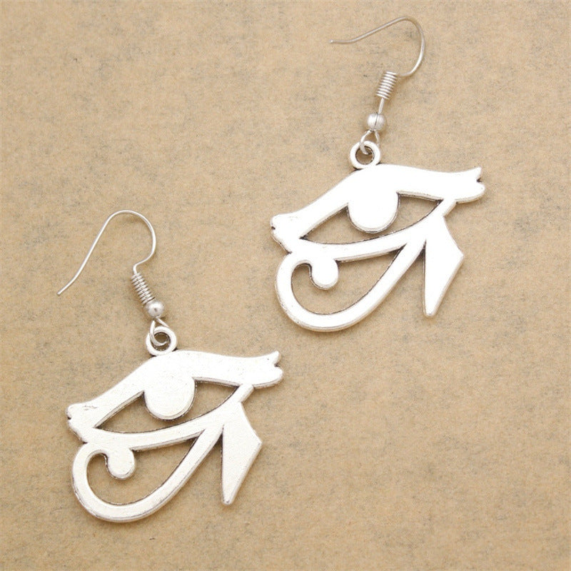 Elevate Your Style with Unique Egyptian Horus Eye Rach Earrings